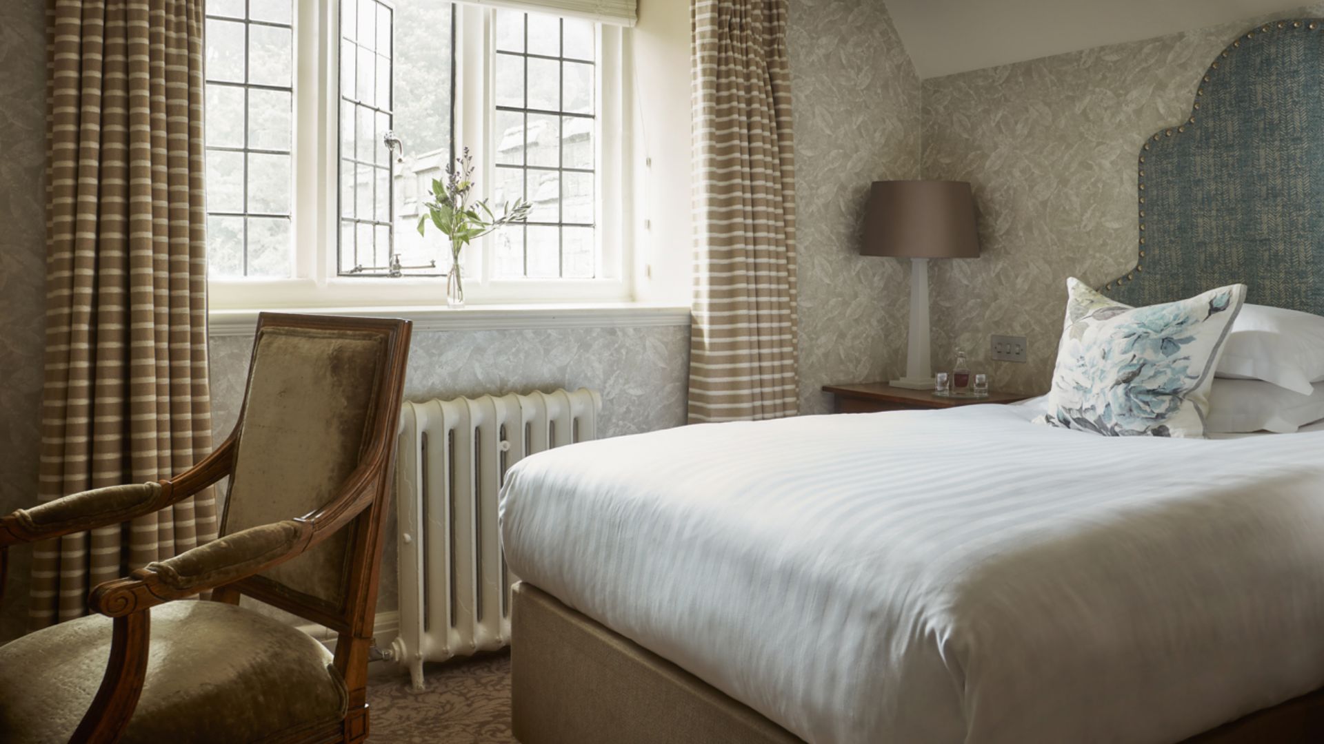 Single rooms at Bovey Castle bed and chair 