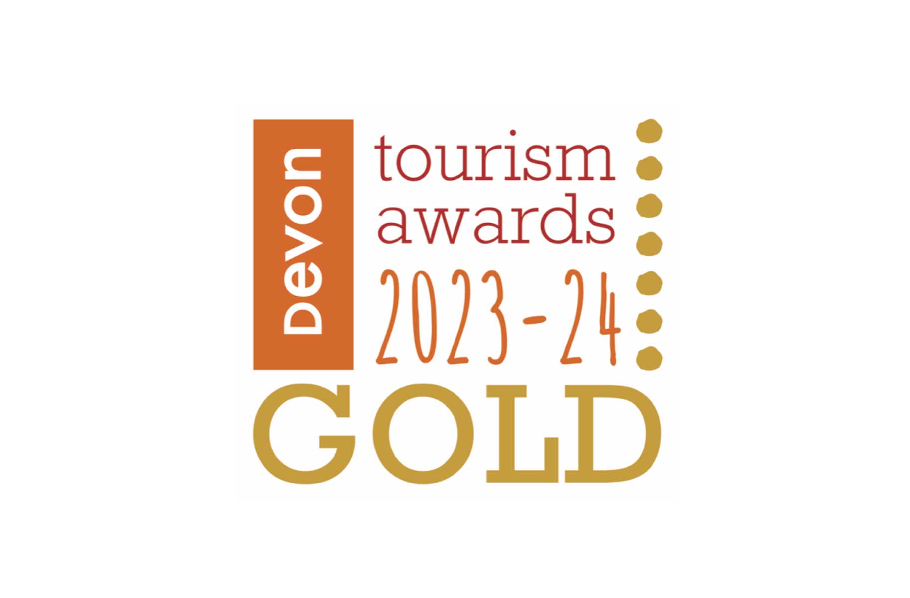 Devon Tourism Awards 2023-24 Gold
